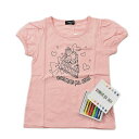 コムサイズム 半袖 Tシャツ トップス ブランド 子供服 COMME CA ISM クレヨン付 お絵描き Tシャツ 100 110 120 130 キッズ 女の子 【あす楽】