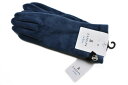 ランバン オン ブルー 手袋 レディース ブランド LANVIN en Bleu ロゴ グログランリボン ネイビー ブルー 21-22cm 女性 婦人 グローブ 防寒