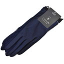 ランバン コレクション UV ショート 手袋 日焼け防止 運転 夏用 レディース ブランド LANVIN COLLECTION カットワーク レース カフス 紺 ネイビー 21-22cm 女性 婦人 20代 30代 40代 50代 60代 UV対策
