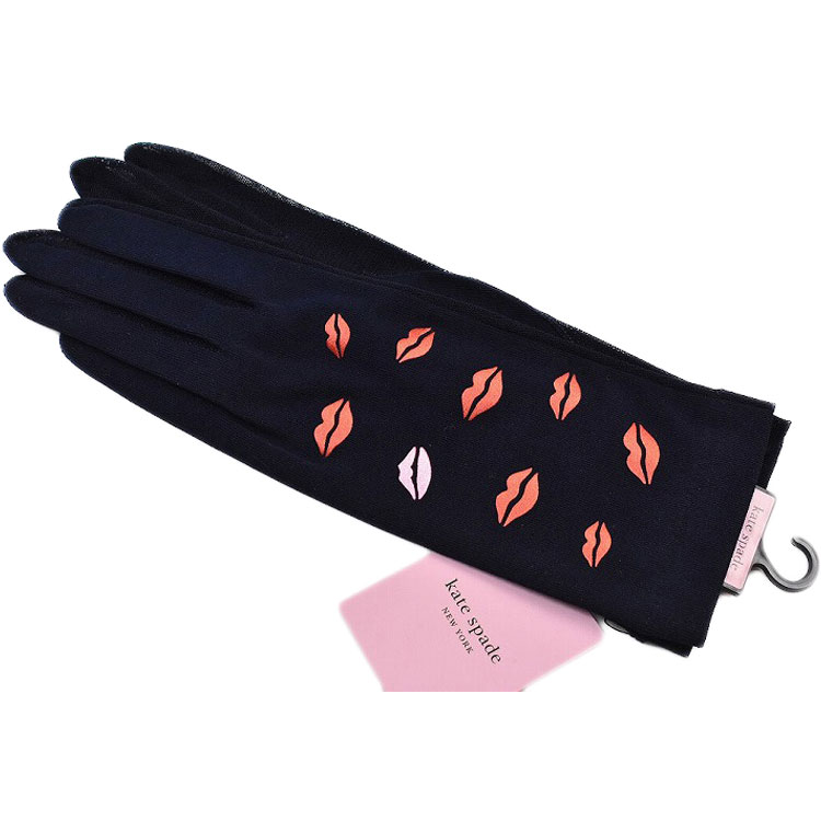 ケイト スペード ニューヨーク UV ショート 手袋 レディース ブランド kate spade NEW YORK リップ マ..