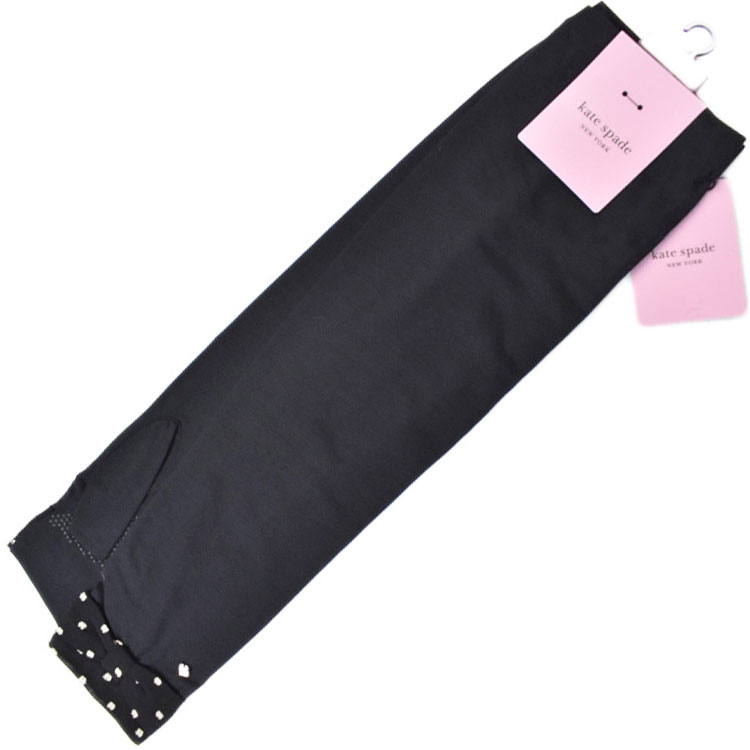 ケイトスペード ニューヨーク ロング 手袋 日焼け防止 運転 指なし 夏用 UV UVカット アームカバー レディース ブランド kate spade new ...