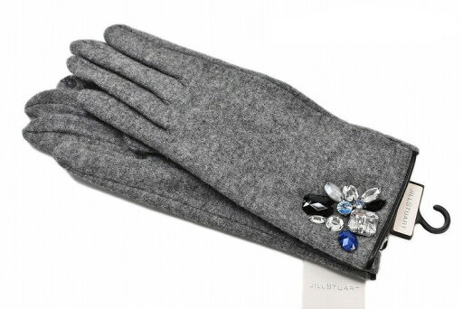 ジル スチュアート 手袋 レディース ブランド JILLSTUART カシミヤ混 ビジューデザイン スマホ対応 グレー 21-22cm 女性 婦人 カシミア 訳あり ジル スチュアート 手袋 レディース ブランド JILLSTUART カシミヤ混 ビジューデザイン スマホ対応 グレー 21-22cm 女性 婦人 カシミア 訳あり