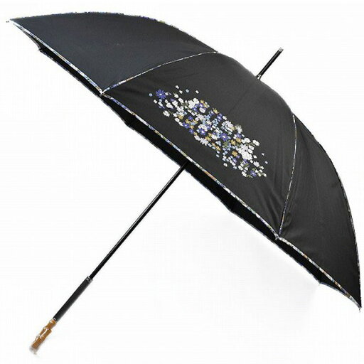 ジル スチュアート 雨傘 傘 レディース ブランド JILLSTUART リバティ社 フラワープリント ロゴ デザイン 長傘 ブラック 黒 60cm 女性 婦人 ジル スチュアート 雨傘 傘 レディース ブランド JILLSTUART リバティ社 フラワープリント ロゴ デザイン 長傘 ブラック 黒 60cm 女性 婦人