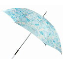 ケイト スペード ニューヨーク 傘 長傘 レディース ブランド kate spade new york 雨傘 フラワープリント 花 アクアブルー 60cm 女性 婦人 20代 30代 40代 50代 60代 プレゼント ギフト おしゃれ x1x