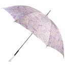 ケイトスペード ニューヨーク 雨傘 長傘 傘 レディース ブランド ハイブランド kate spade new york フラワー 花 パープル 60cm 女性...