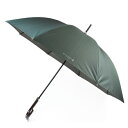 マッキントッシュ ロンドン 傘 雨傘 長傘 メンズ ブランド MACKINTOSH LONDON 内側チェック ロゴプリント 65cm グリーン 男性 紳士 20代 30代 40代 50代 60代 ジャンプ傘 プレゼント ギフト おしゃれ