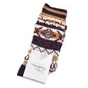 ヴィヴィアン ウエストウッド 靴下 ソックス レディース ブランド Vivienne Westwood ダークグレー ベージュ ステッチ オーブ デザイン 22...