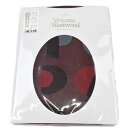 ヴィヴィアン ウエストウッド タイツ ストッキング レディース ブランド Vivienne Westwood レッド アルファベット プリント M-L L-LL...