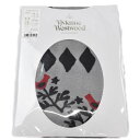 ヴィヴィアン ウエストウッド タイツ ストッキング レディース ブランド Vivienne Westwood クラウンプリント ダスクグレー M-L L-LL ...