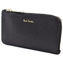 ポールスミス 財布 コイン カードケース レディース ブランド Paul Smith カラースロット キーリング付 ブラック 黒 女性 婦人 BPW051