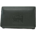 ポールスミス 名刺入れ カードケース レディース ブランド PaulSmith トライカラー フラップ 専用箱付 ダーク グリーン 女性 婦人 本革 レザー 20代 30代 40代 50代 カードケース カード入れ おしゃれ ギフト BPW452|詳細画像