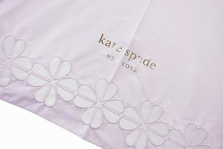 ケイト スペード ニューヨーク 日傘 傘 レディース ブランド kate spade new york 晴雨兼用 プチパラ クローバーオーガンジー ライトパープル 50cm 女性 婦人 UV 遮光 紙タグ無