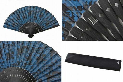 ランバン コレクション 扇子 メンズ 扇子ケース 付 おしゃれ ブランド LANVIN collection 専用箱付 ネイビー 男性用 紳士 089-5006-A プレゼント ギフト おしゃれ 父の日 実用的 暑さ対策 x1x