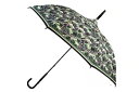 アナスイ 雨傘 傘 レディース ブランド ANNA SUI パコダ 長傘 フラワープリント 黒 × グリーン × パープル 58cm 女性 婦人