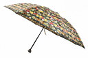アナスイ 折りたたみ 傘 雨傘 レディース ブランド ハイブランド ANNA SUI ベリー × フラワー 花 プリント 紺 ネイビー 55cm 女性 婦人 5...