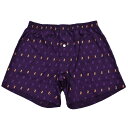 ポールスミス ニット トランクス パンツ 下着 メンズ ブランド Paul Smith 専用箱付 Wayne Rabbit ストライプ ラビット うさぎ M L LL パープル アンダーウェア 男性 紳士 父の日