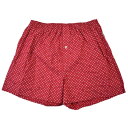 ポールスミス トランクス パンツ 下着 メンズ ブランド Paul Smith 専用箱付 ミニ ハート Heart プリント M L LL 赤 レッド 前開き ...