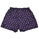 ポールスミス トランクス パンツ 下着 メンズ ブランド Paul Smith マルチスポット プリント 専用箱付 M L LL パープル 前開き アンダーウェ...