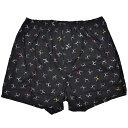 ポールスミス トランクス パンツ 前開き 下着 メンズ ブランド Paul Smith 専用箱付 ドッグ プリント M L LL ブラック 黒 アンダーウェア ...
