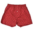 ポールスミス トランクス パンツ メンズ ブランド 前開き 綿 下着 Paul Smith 専用箱付 ラビット デザイン M L LL レッド 赤 男性 紳士 ...