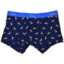 ポールスミス ボクサーパンツ メンズ ブランド ローライズ 綿 下着 ボクサー Paul Smith 専用箱付 ドッグ プリント ダルメシアン M L LL ネ...
