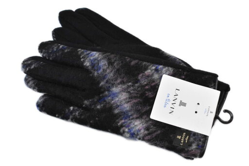 ランバン オン ブルー 手袋 メンズ ブランド LANVIN en Bleu ウール カシミヤ 混 レザー パイピング チェック デザイン ロゴ スマートフォン対応 黒 ブラック 男性 紳士 グローブ 防寒 ランバン オン ブルー 手袋 メンズ ブランド LANVIN en Bleu ウール カシミヤ 混 レザー パイピング チェック デザイン ロゴ スマートフォン対応 黒 ブラック 男性 紳士 グローブ 防寒