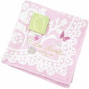 ラデュレ タオルハンカチ タオル ハンカチ 1枚 レディース 綿 高級 ブランド ハイブランド LADUREE ピンク フラワー 花 & 蝶々 刺繍 女性 婦人 母の日 20代 30代 40代 50代 60代 70代 プレゼント ギフト おしゃれ かわいい 大人 ハンドタオル ホワイトデー ポイント消化