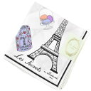 ラデュレ ハンカチ レディース 綿 高級 ブランド ハイブランド LADUREE UREE 白 ホワイト エッフェル塔 マカロン ロゴ 女性 婦人 母の日 20代 30代 40代 50代 60代 70代 プレゼント ギフト おしゃれ かわいい 大人 ホワイトデー ポイント消化