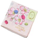 ラデュレ ハンカチ レディース 綿 高級 ブランド ハイブランド LADUREE UREE ピンク フラワー 桜 マカロン ロゴ 女性 婦人 母の日 20代 30代 40代 50代 60代 70代 プレゼント ギフト おしゃれ かわいい 大人 ホワイトデー ポイント消化