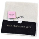 ケイトスペード ニューヨーク タオルハンカチ タオル ハンカチ 1枚 レディース 綿 高級 ブランド ハイブランド kate spade new york 黒 白 ネコ ねこ 女性 婦人 母の日 20代 30代 40代 50代 60代 70代 プレゼント ギフト おしゃれ かわいい ハンドタオル ポイント消化