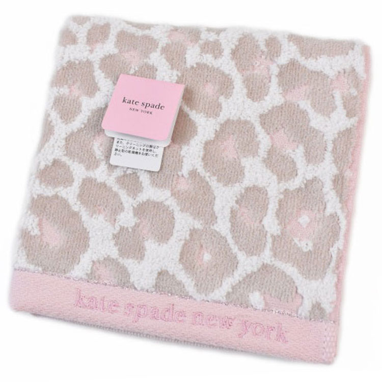 ケイトスペード ニューヨーク タオルハンカチ タオル ハンカチ 1枚 レディース 綿 高級 ブランド ハイブランド kate spade new york ピン...