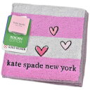 ケイトスペード ニューヨーク タオルハンカチ タオル ハンカチ 1枚 レディース 綿 高級 ブランド ハイブランド kate spade new york ピン...