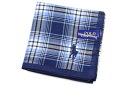 ポロ ラルフローレン ハンカチ 1枚 メンズ 綿 ブランド ハイブランド POLO Ralph Lauren 紺 ネイビー × 白 ホワイト × 青 ブルー チ...