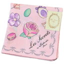 ラデュレ ハンカチ レディース 綿 高級 ブランド ハイブランド LADUREE UREE ピンク 花 フラワー イースター エッグ うさぎ ラビット ロゴ 女...