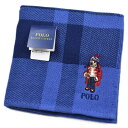 ポロ ラルフローレン タオルハンカチ タオル ハンカチ 1枚 メンズ ポロベア ベア くま 綿 ブランド ハイブランド POLO Ralph Lauren ネイ...