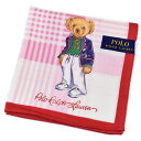 ポロ ラルフローレン ハンカチ レディース ポロベア ベア くま 綿 高級 ブランド ハイブランド POLO Ralph Lauren ピンク チェック ロゴ 女性 婦人 母の日 20代 30代 40代 50代 60代 70代 プレゼント ギフト おしゃれ かわいい 大人 ホワイトデー クリスマス ポイント消化
