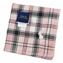 ポロ ラルフローレン タオルハンカチ タオル ハンカチ 1枚 レディース 綿 高級 ブランド ハイブランド POLO Ralph Lauren ピンク チェック...