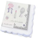 ジルスチュアート ハンカチ レディース 綿 高級 ブランド ハイブランド JILLSTUART クリーム イエロー コスメ フラワー スカラップ 女性 婦人 母...