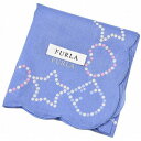 フルラ ハンカチ レディース 綿 高級 ブランド ハイブランド FURLA 青 ブルー ドット ハート スター ロゴ 女性 婦人 母の日 実用的 20代 30代...