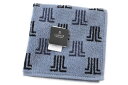 ランバン コレクション タオルハンカチ タオル ハンカチ 1枚 メンズ 綿 ブランド ハイブランド LANVIN COLLECTION ブルー グレー × 黒 ...