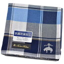 ブルックス ブラザーズ ハンカチ 1枚 メンズ ブランド BROOKS BROTHERS ホワイト × ネイビー × ブルー ブロック チェック ストライプ 男性 紳士 父の日