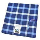 ポロ ラルフローレン 大判 ガーゼ タオルハンカチ タオル ハンカチ 1枚 メンズ ギフト プレゼント 綿 ブランド POLO Ralph Lauren 紺 ネ...