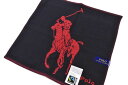 ポロ ラルフローレン タオルハンカチ タオル ハンカチ 1枚 メンズ ギフト プレゼント 綿 ブランド POLO Ralph Lauren 黒 ブラック 赤 レ...