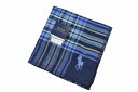 ポロ ラルフローレン タオルハンカチ タオル ハンカチ 1枚 メンズ 綿 ブランド ハイブランド POLO Ralph Lauren ネイビー 青 タータン チ...