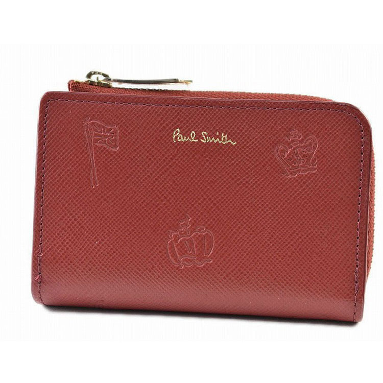 ポールスミス キーケース コインケース メンズ ブランド Paul Smith ポールドローイング L字ファスナー..