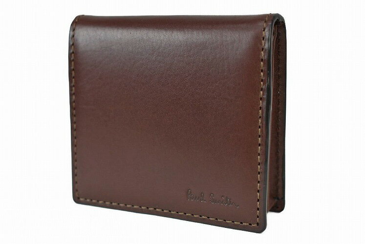 ポールスミス 小銭入れ コインケース 財布 コンパクト メンズ ブランド ポール・スミス Paul Smith オールドレザー2 専用箱付 茶 ブラウン 男性 紳士 本革 PSC480 訳あり