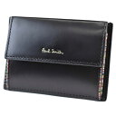 ポールスミス 小銭入れ カードケース メンズ ブランド Paul Smith レザーリュクスシャイン 専用箱付 黒 ブラック 20代 20代 30代 40代 5...