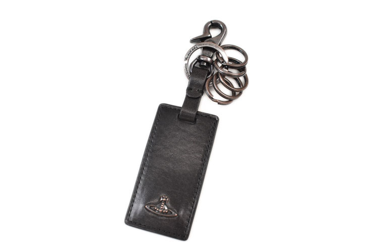ヴィヴィアン ウエストウッド キーリング 5連 メンズ ブランド Vivienne Westwood コッパー キーホルダー 専用箱付 黒 ブラック おしゃれ 20代 30代 40代 50代 ギフト プレゼント 男性 紳士 本革 VWK510