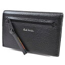 ポールスミス キーケース カードケース 4連 メンズ ブランド Paul Smith レザーブライトストライプトリム 箱無 黒 ブラック 男性 紳士 本革 20代 30代 40代 50代 60代 おしゃれ BPS691 訳あり