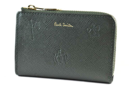 ポールスミス コインケース パスケース L字ファスナー メンズ ブランド Paul Smith ポールドローイング 定期入れ 専用箱付 グリーン 男性 紳士 本革 PSC952 ポールスミス コインケース パスケース L字ファスナー メンズ ブランド Paul Smith ポールドローイング 定期入れ 専用箱付 グリーン 男性 紳士 本革 PSC952